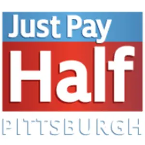 Just Pay Half Pittsburgh Logo